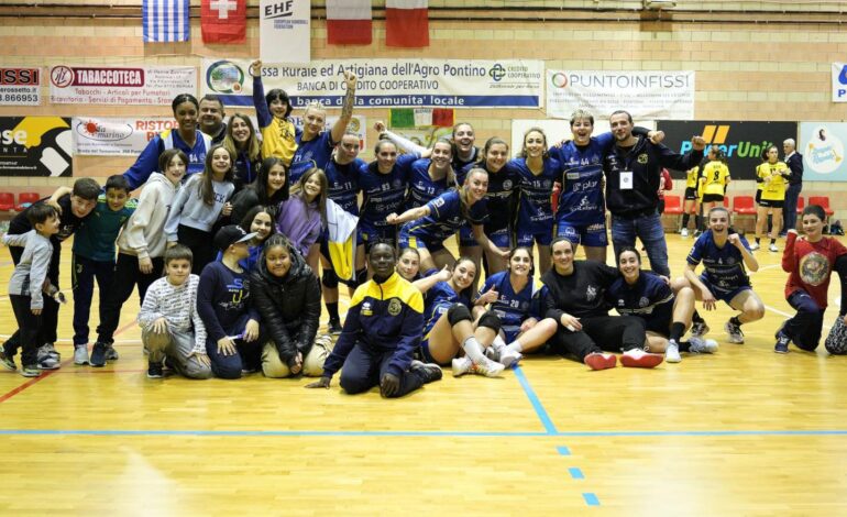  L’HC Cassa Rurale Pontinia torna a correre, supera (34-23) il Mestrino e consolida la seconda posizione.
