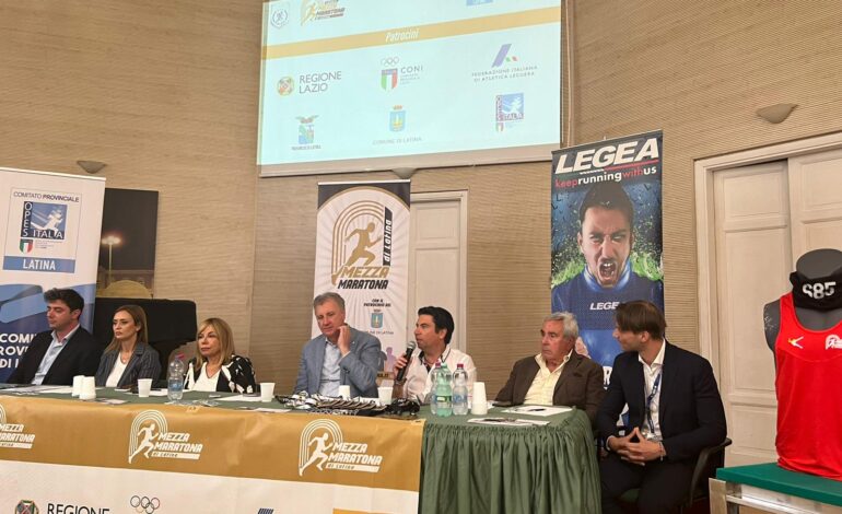  Legea Mezza Maratona di Latina, presentati i tre giorni di eventi della Festa dello Sport