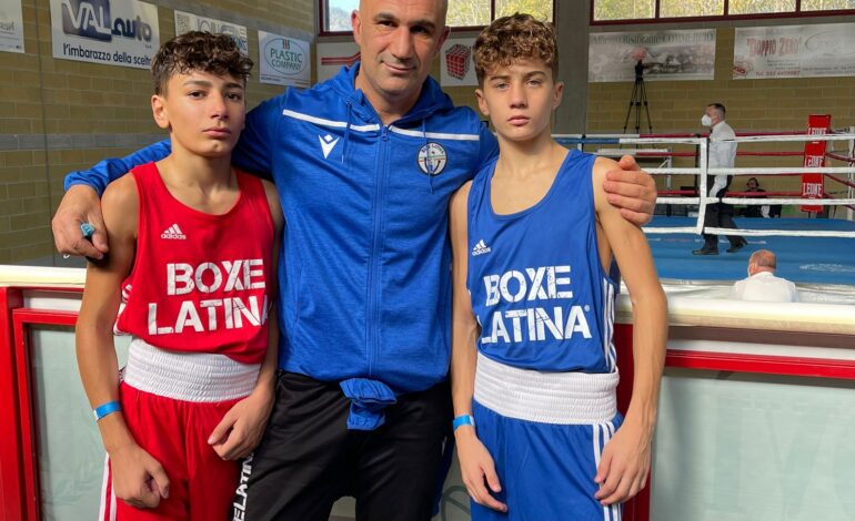 Trionfo della Boxe Latina, Mattia Turrin e Derek Fè Campioni Italiani Schoolboy