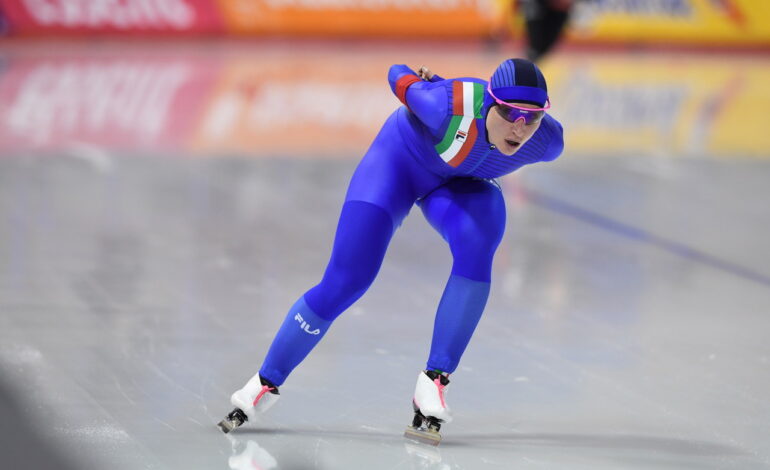 Francesca Lollobrigida conquista il primo podio sui 1.500 metri in Coppa del Mondo di pattinaggio velocità