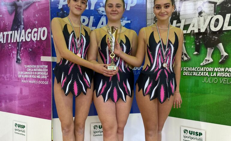 GINNASTICA RITMICA, LE RAGAZZE DELL’UISP LATINA PROTAGONISTE A FRASCATI