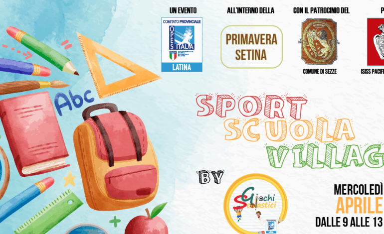 Sezze, arriva lo sport di Opes all’ISISS Pacifici e De Magistris