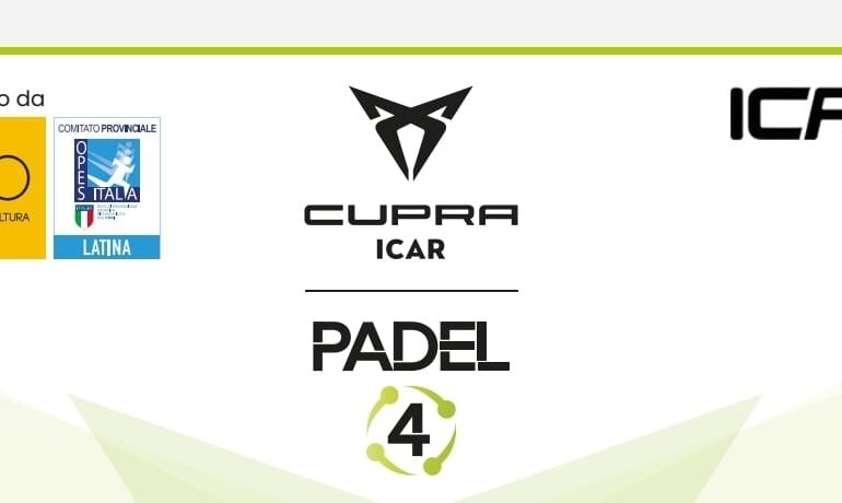 PROGETTO CUPRA ICAR PADEL 4, DOMANI LA PRESENTAZIONE