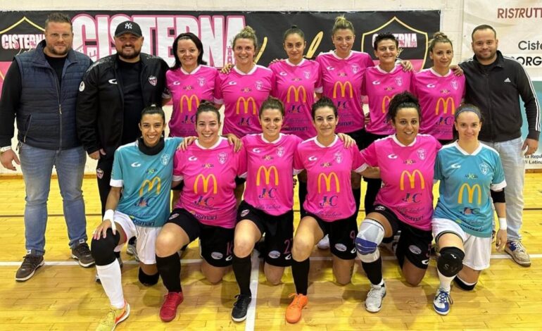  Derby pontino al Cisterna Lady che supera Fondi 4-0, oggi di nuovo in campo contro Eventi Futsal 