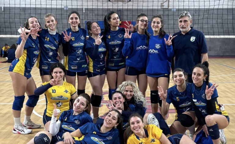  Il Bar dello Sport Sabaudia Pallavolo ottiene il quarto successo di fila contro l’Antares Volley Roma