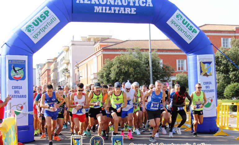  “Maratonina Azzurra”, la grande festa dell’Aeronautica Militare e dell’Uisp Latina.