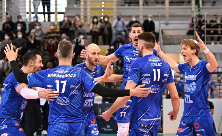  Perugia passa in tre set, finisce l’avventura playoff per la Top Volley