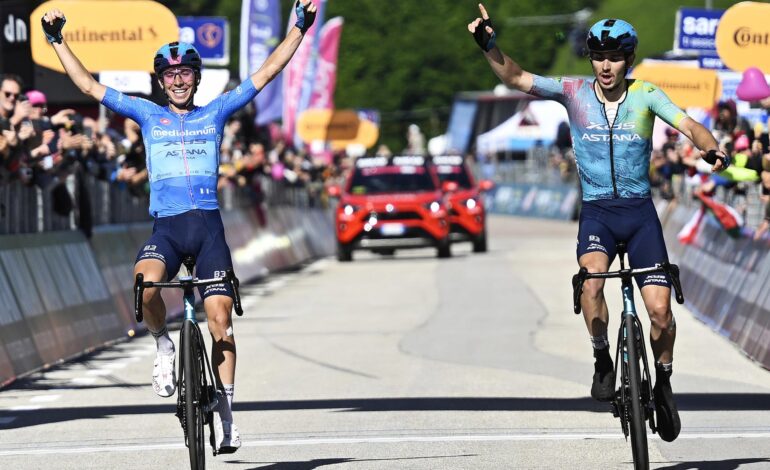  Giro d’Italia 2025: i complimenti del Presidente FCI Cordiano Dagnoni a Scaroni, Fortunato e Pellizzari dopo la 16ª tappa