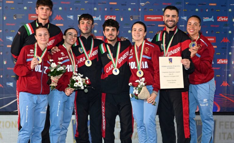  Fiamme Oro e Carabinieri: il fioretto d’Italia è nelle loro mani