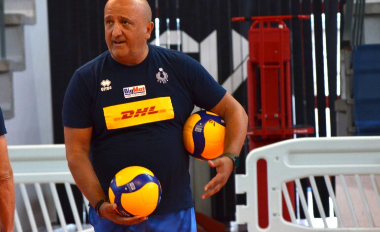 la Nazionale U21 di Volley, al Palasport di Viale delle Provincie a Cisterna.