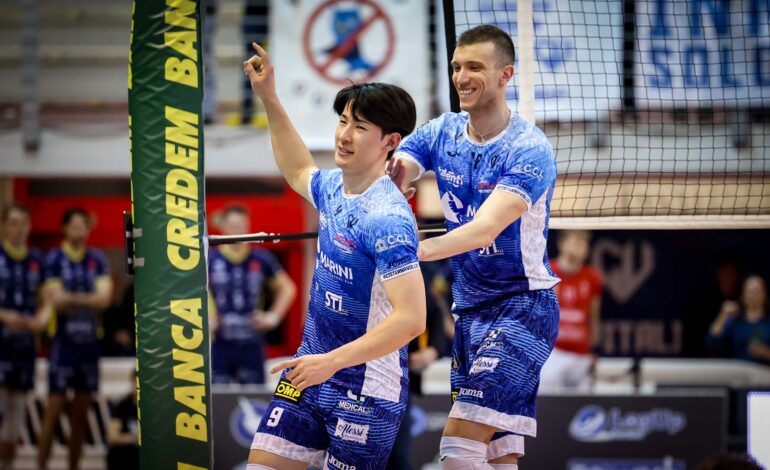  Yuga Tarumi resta al Cisterna Volley: esplosività in posto quattro. 