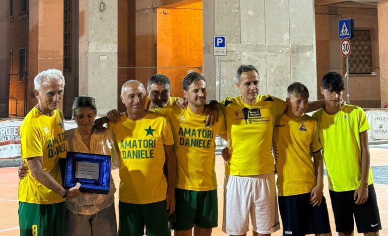  “Quattro calci in piazza”, la vittoria di tutti in ricordo di Daniele Mariani