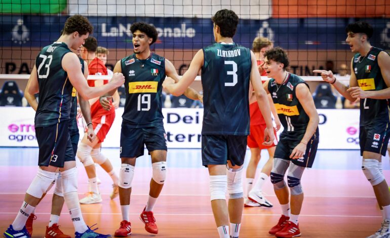  Italia agli Europei U22: 3-0 alla Danimarca al Palasport di Cisterna.