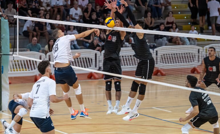  Cisterna Volley, cede nell’allenamento congiunto al Sir Safety Perugia.