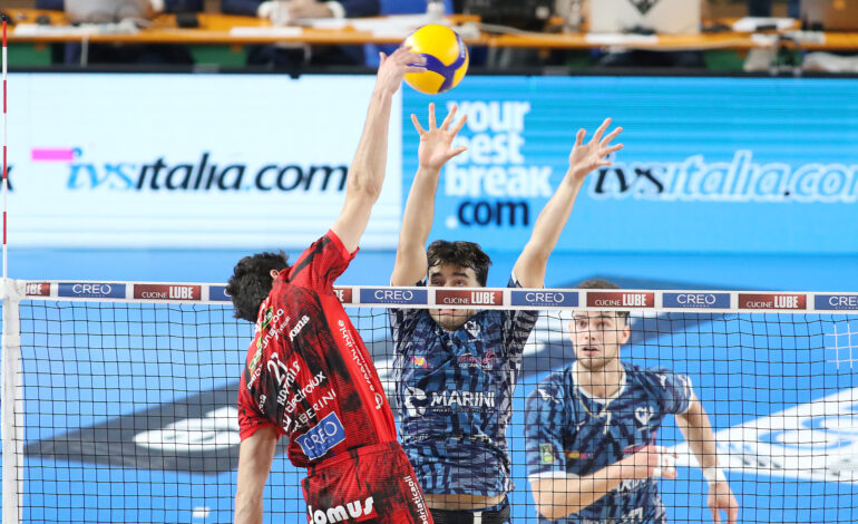 Il Cisterna Volley sconfitto a Civitanova 3-1