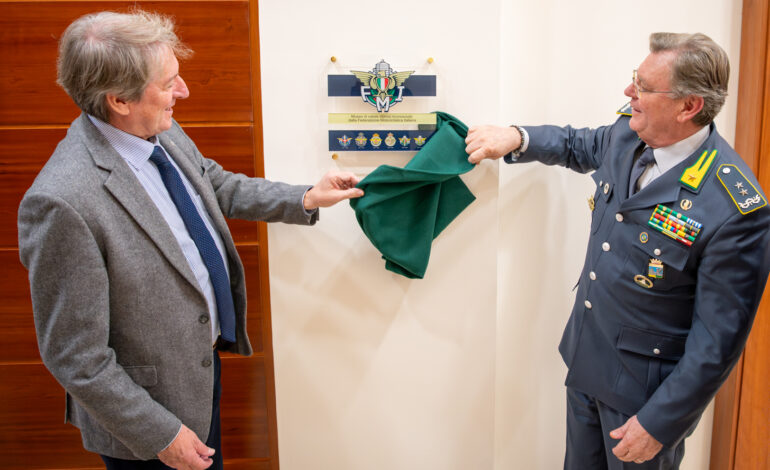  La FMI premia il Museo Storico della Guardia di Finanza: riconosciuto il valore sportivo e culturale