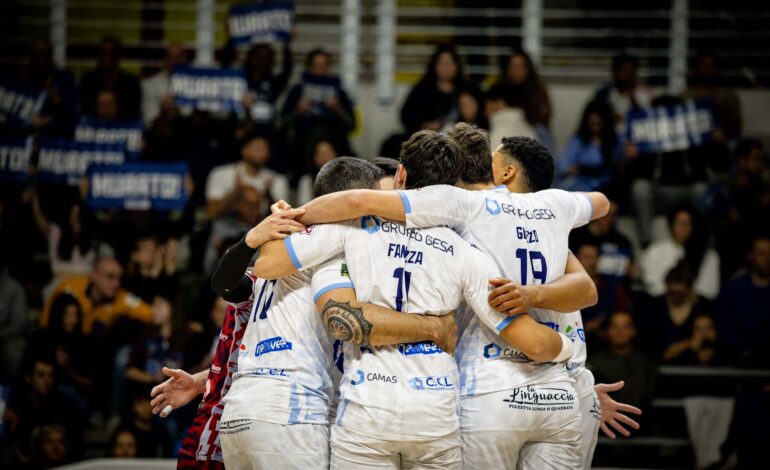  Grande vittoria per il Cisterna Volley: battuta la Valsa Group Modena 3-2