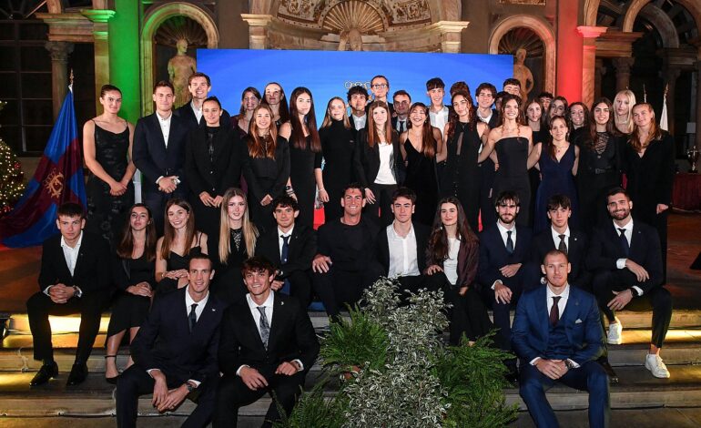  Canottaggio, Firenze celebra le stelle azzurre nel Salone dei Cinquecento