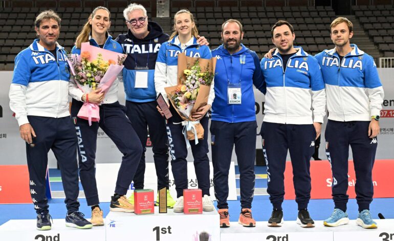  Italia del fioretto protagonista in Asia: Batini oro a Busan, Lombardi bronzo a Fukuoka