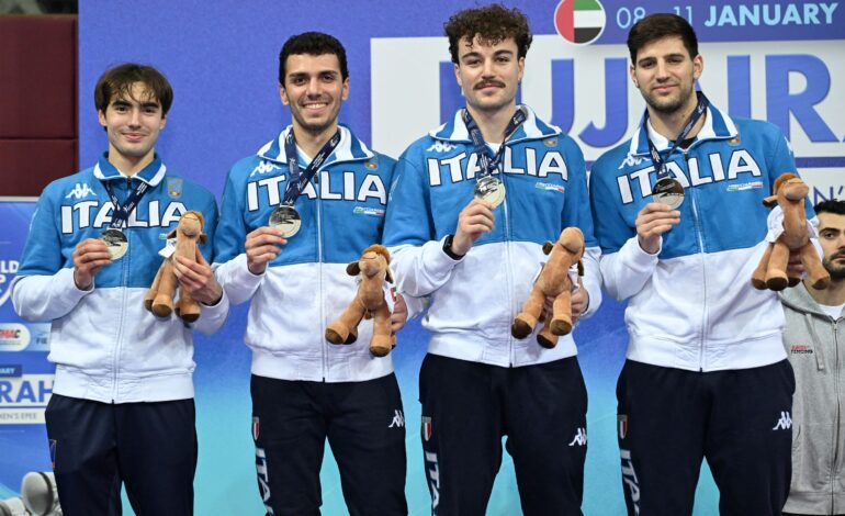  Parigi chiude con l’undicesimo posto per l’Italia nel fioretto maschile a squadre