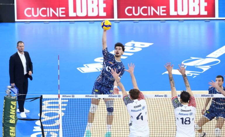  Cisterna lotta, Milano vince 3-1 all’Allianz Cloud