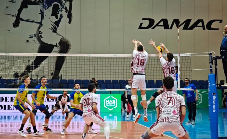  Cisterna Volley-Yazaar 2-3. venerdì, ore 18 italiane finale per il terzo posto contro l’Alsamawi