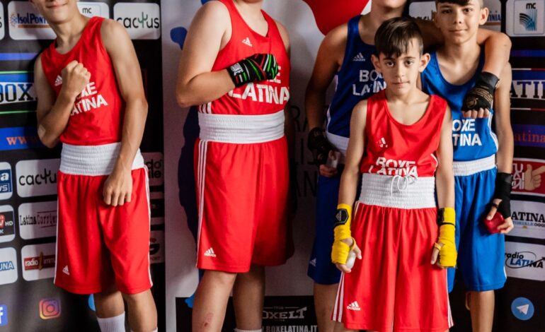  BOXE LATINA, APPLAUSI AL VIVAIO.