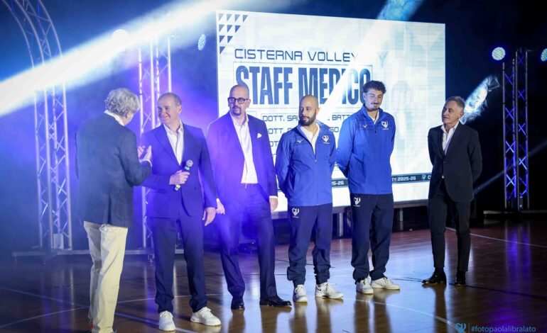 Cisterna Volley,staff medico confermato in blocco. Il responsabile sanitario, dottor Verri: “Collaudato gruppo di professionisti, intesa perfetta e comunicazione puntuale”